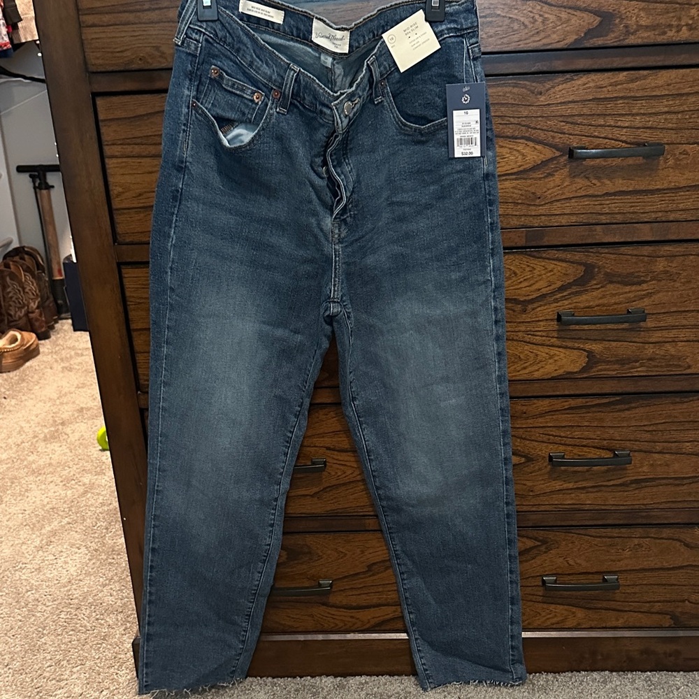Universal Thread Women's Blue Ankle Jeans